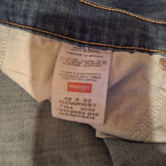 WRANGLER AUTHENTICS Men Jeans 48x32 (49x30.5) Relaxed Fit Flex 10ZM200ST Blue - Picture 5 of 13